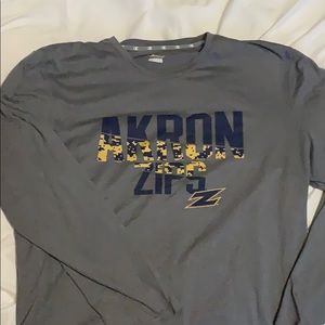 Akron zips shirt